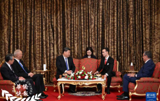 习近平会见摩洛哥王储哈桑