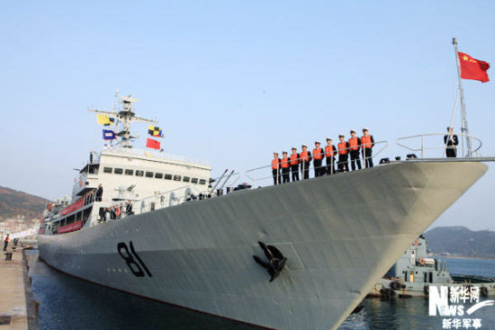 中国海军组织第二次环球航行将访11国(图)