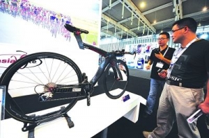 南京展出天价自行车：全球唯一 售价28万(组图)