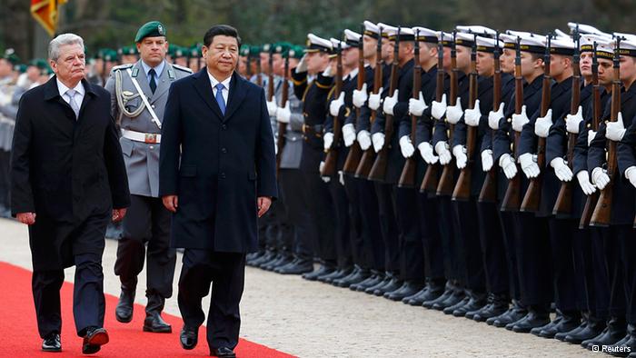 Deutschland China Xi Jinping bei Joachim Gauck in Berlin