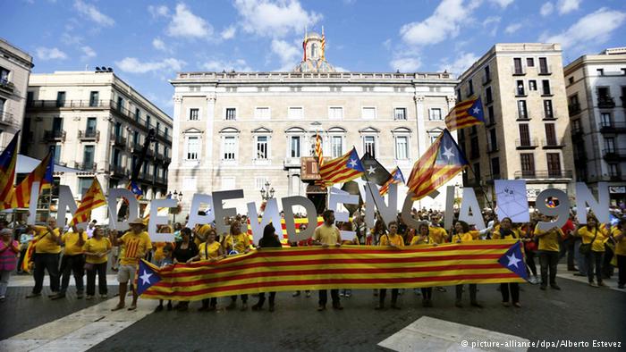 Katalanien Demonstration für Unabh?ngigkeit 27.09.2014