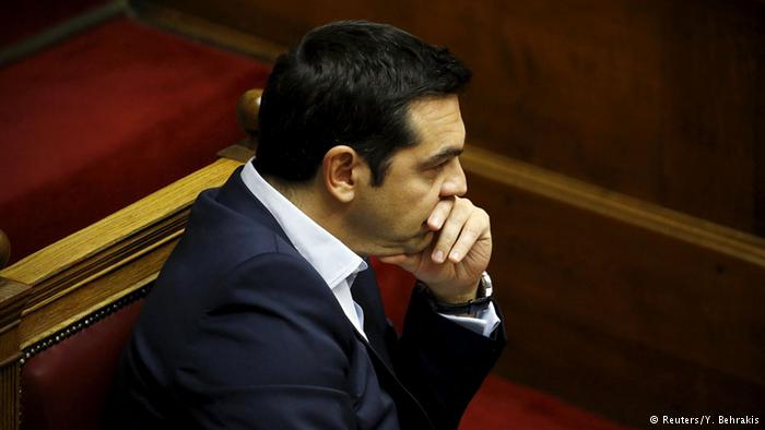 Griechenland Athen Parlament Debatte Referendum Tsipras