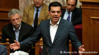 Griechenland Parlament Alexis Tsipras