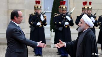 Frankreich Staatsbesuch Paris Hassan Rohani bei Francois Hollande