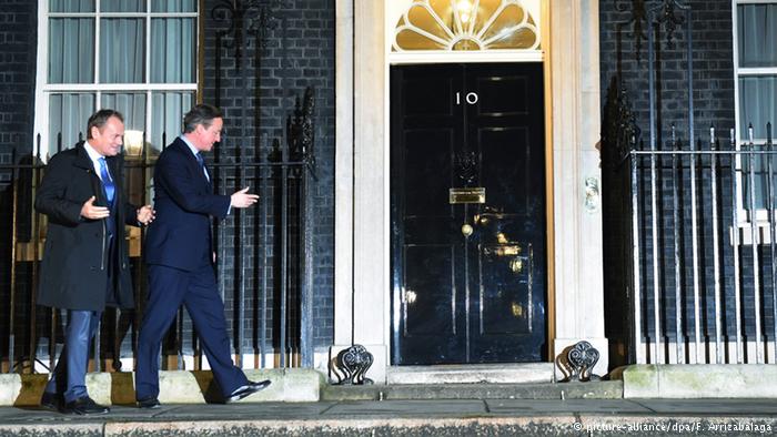 England EU Ratspr?sident Tusk bei David Cameron
