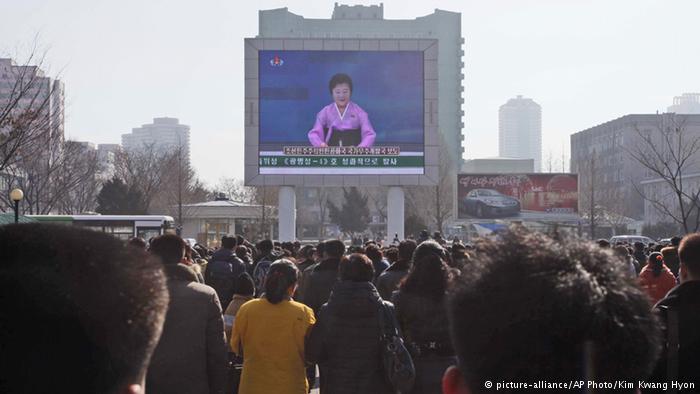 Nordkorea Start von Langstreckenrakete - TV-?bertragung